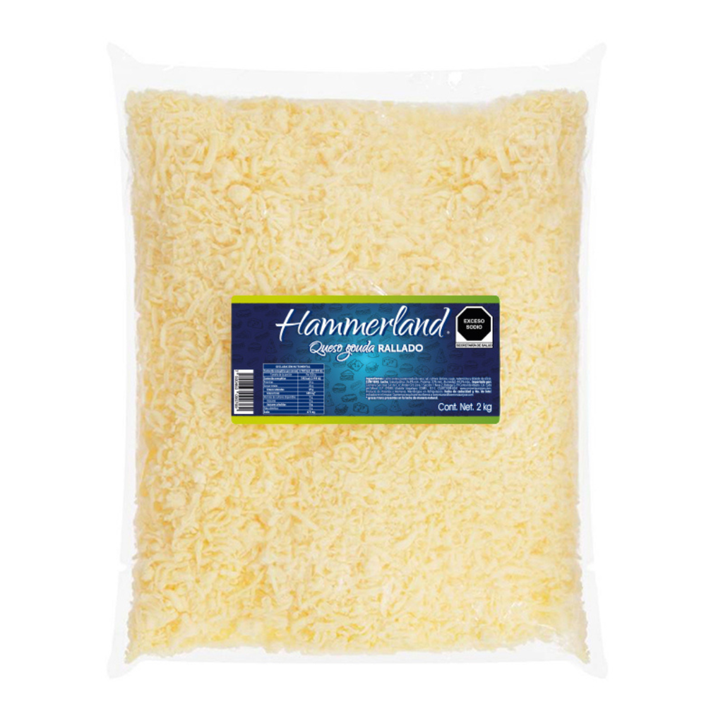 Comprar Gouda rallado Hammerland bolsa 2 kg en línea DSPC