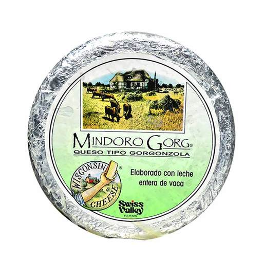 Caja de gorgonzola Mindoro con ruedas de 3 kg